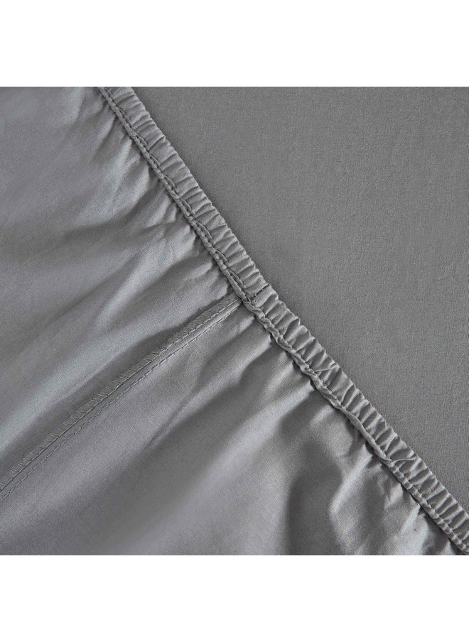 Essential Cotton King Fitted Sheet 200 x 36 x 180 cm