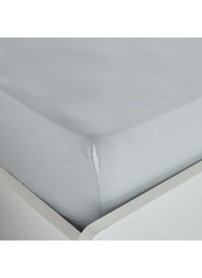 Essential Cotton Olympic Queen Fitted Sheet 160 x 200 x 36 cm