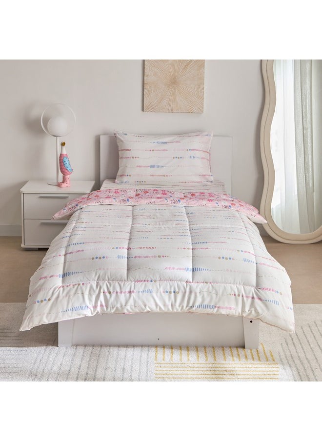 Ivy Meadows Lilette 2-Piece Cotton Single Comforter Set 220 x 135 cm