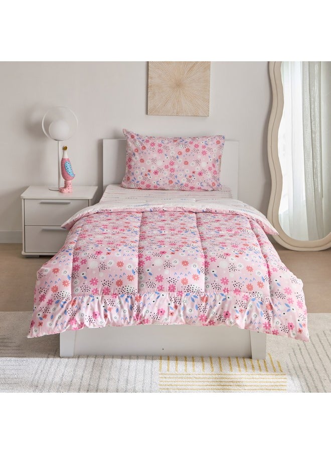 Ivy Meadows Lilette 2-Piece Cotton Single Comforter Set 220 x 135 cm