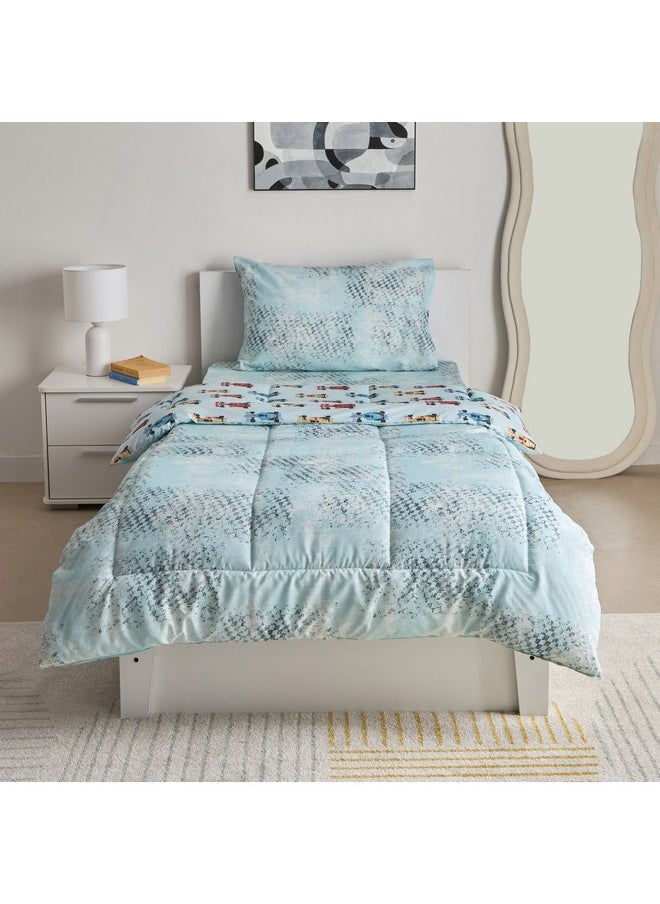 Tom Gearhead Road Runner 2-Piece Cotton Single Comforter Set 135 x 220 cm