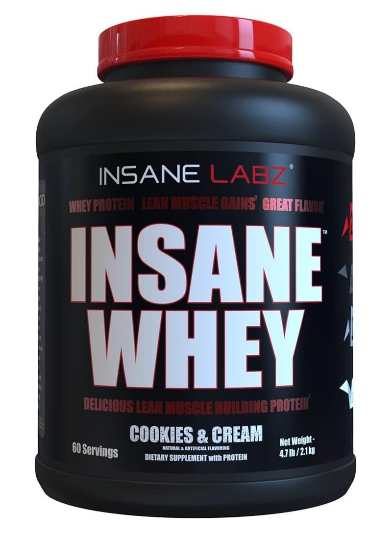 Insane Labs Whey Protein 5 lbs Cookies & Cream