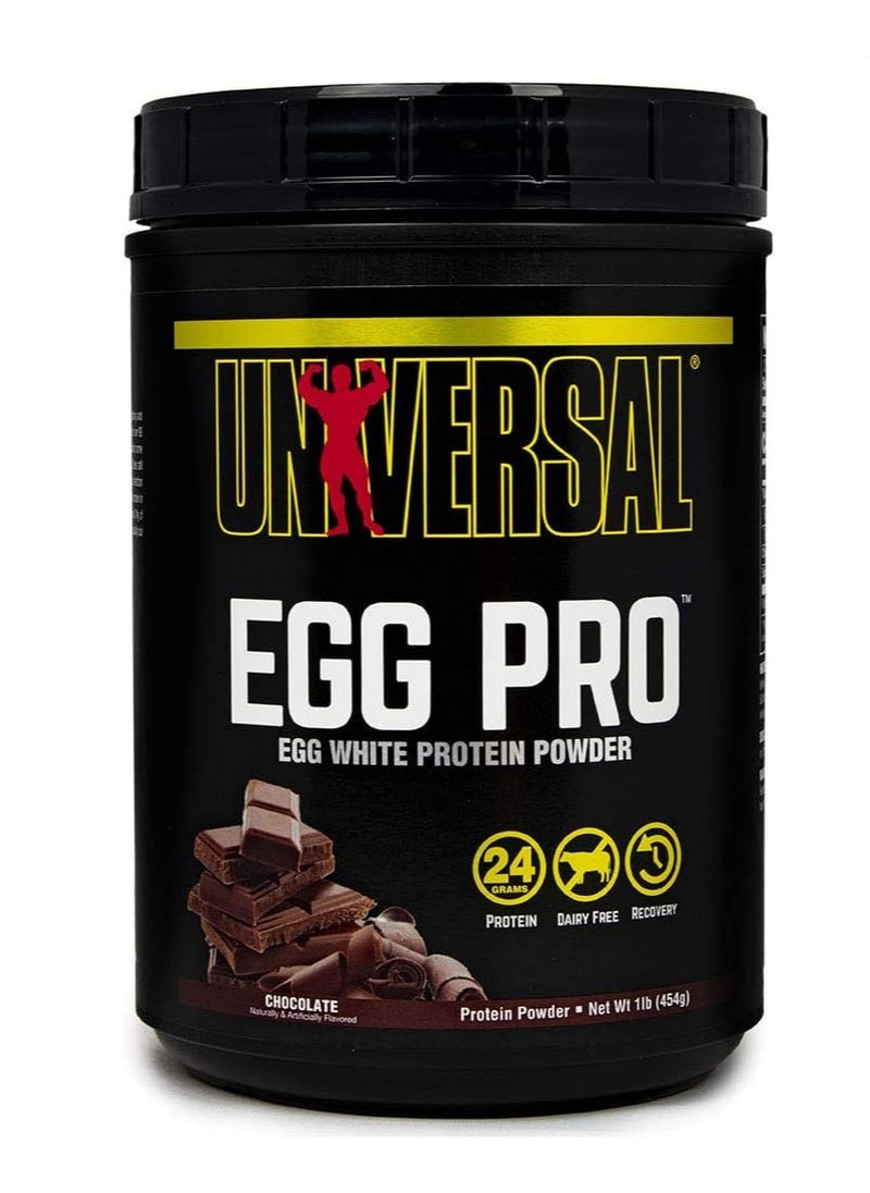 Universal, Egg Pro, White Protein Powder, Chocolate, 1 Lb, 13 Servings