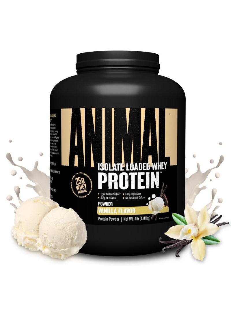 Universal, Animal Whey 20g Protein, 4 Lb, Vanilla, 60 Servings