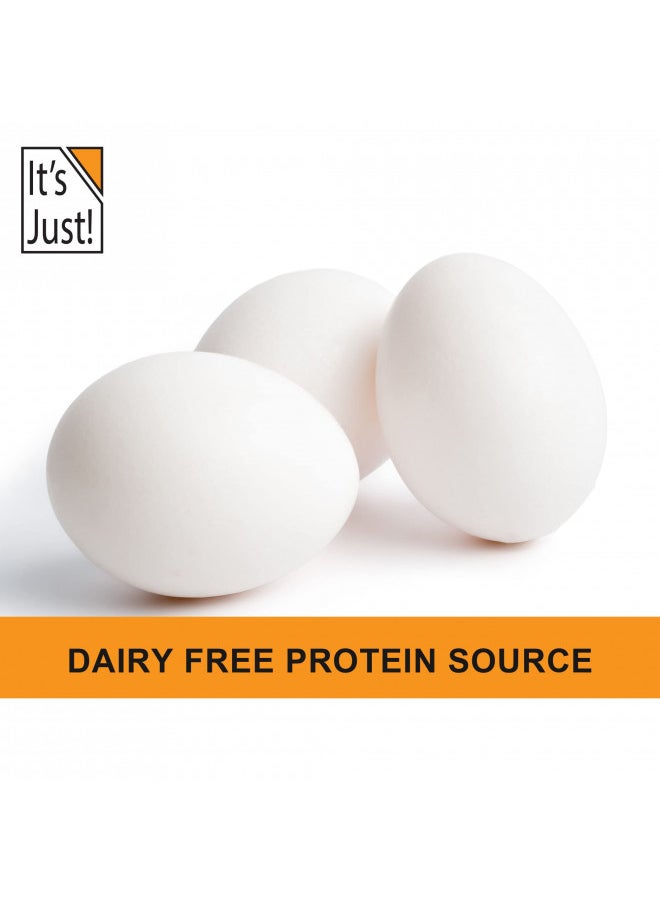 It's Just! - Egg White Protein Powder, Dried Egg Whites Protein, Meringue Ingredient, Non-GMO, USA Farms, Unflavored (8oz)