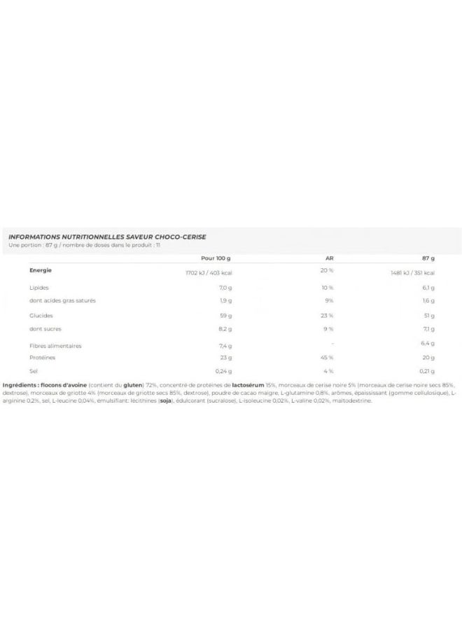 Protein Oatmeal Functional Food