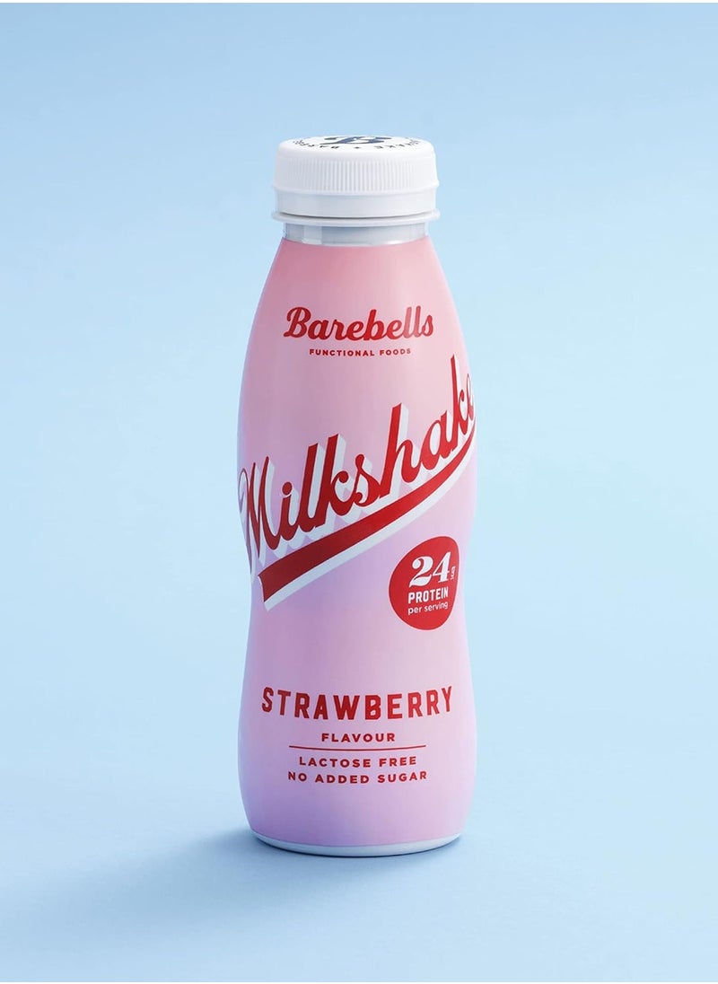 Barebells, 24g Protein Milk Shake, Strawberry, 8x330ml