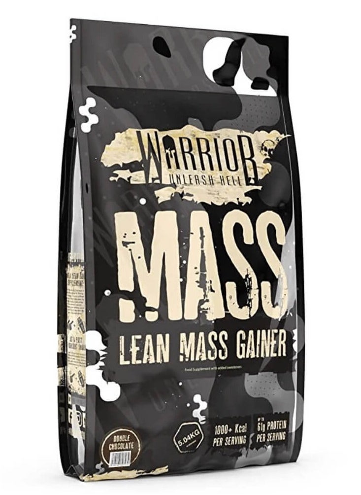 Warrior,Lean Mass Gainer, Double Chocolate Flavour,18 Servings,5.04kg