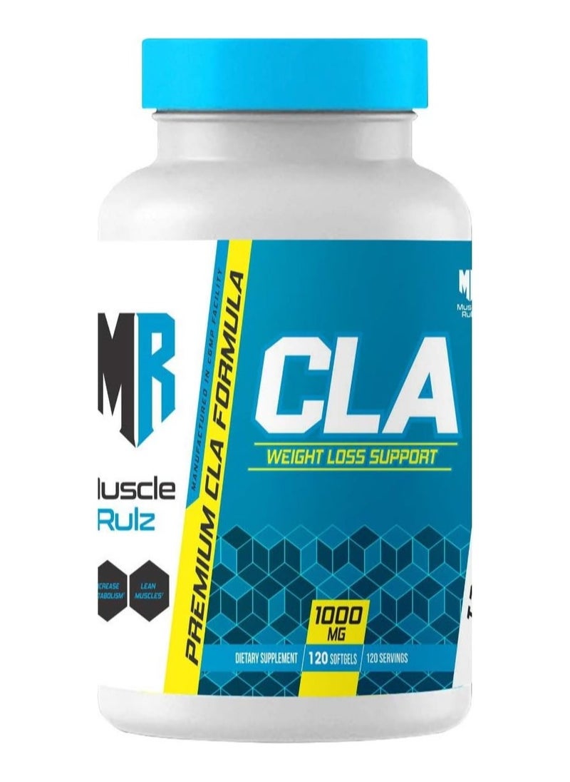 Muscle Rulz CLA 1000mg 120 Softgels