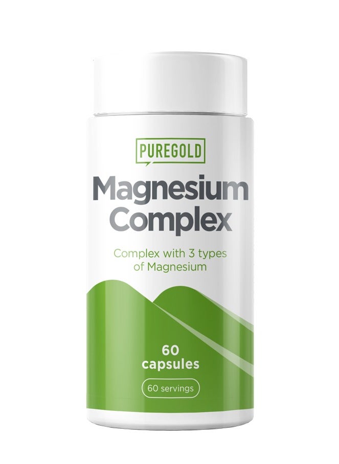 Pure Gold Magnesium Complex 60 Capsules 60 Serving