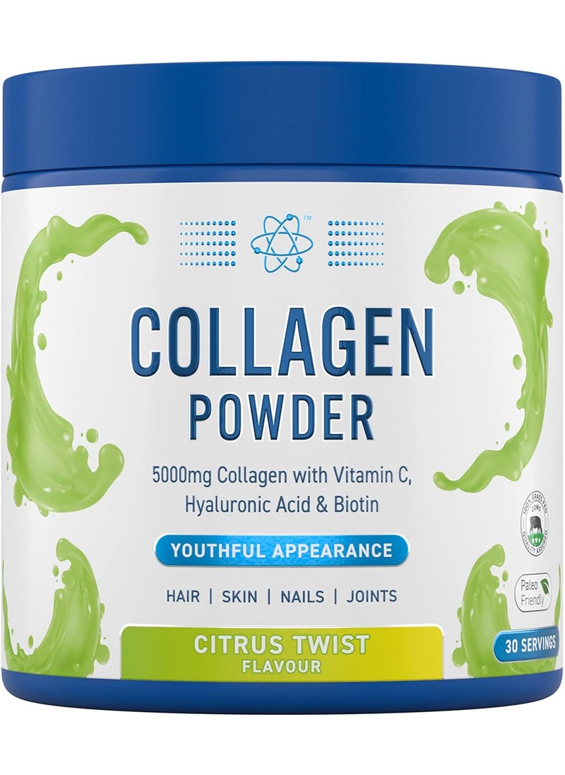 Applied Nutrition Collagen Powder, Citrus Twist Flavor, 165g, 30 Serving