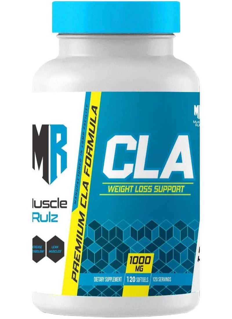 Muscle Rulz CLA 1000mg 120 Softgels