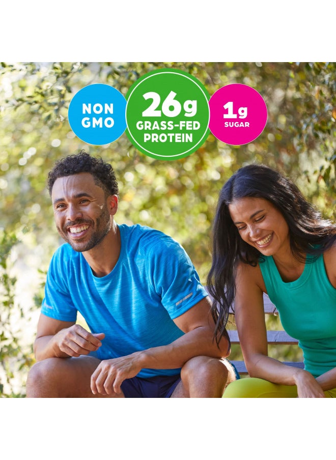 Orgain Organic Protein Shake, Grass Fed Dairy, Creamy Chocolate - 26g Whey Protein, Meal Replacement, Ready to Drink, Gluten Free, Soy Free, No Sugar Added, 14 Fl Oz (Pack of 12) (Packaging May Vary)