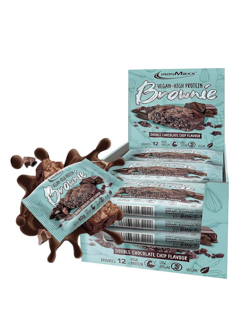 IronMaxx, Brownie, Double Chocolate Chip, 60g Pack of 1