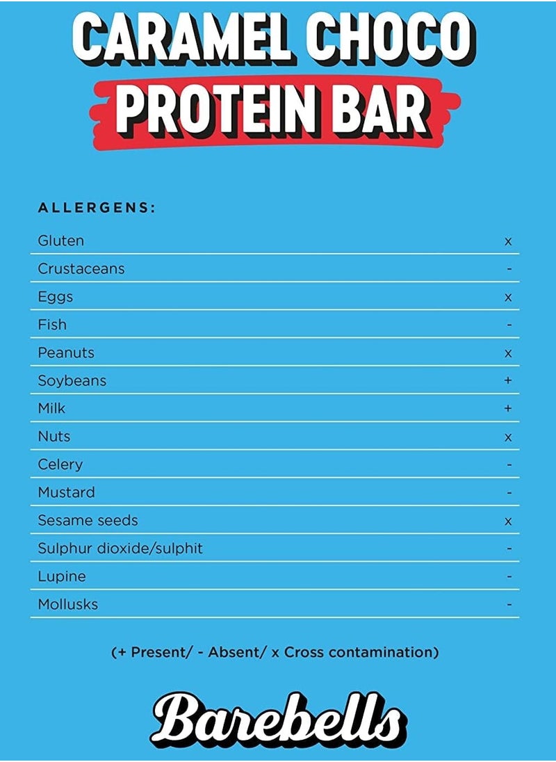 Barebells, 16g Protein Bar, Caramel Choco, 12x55g