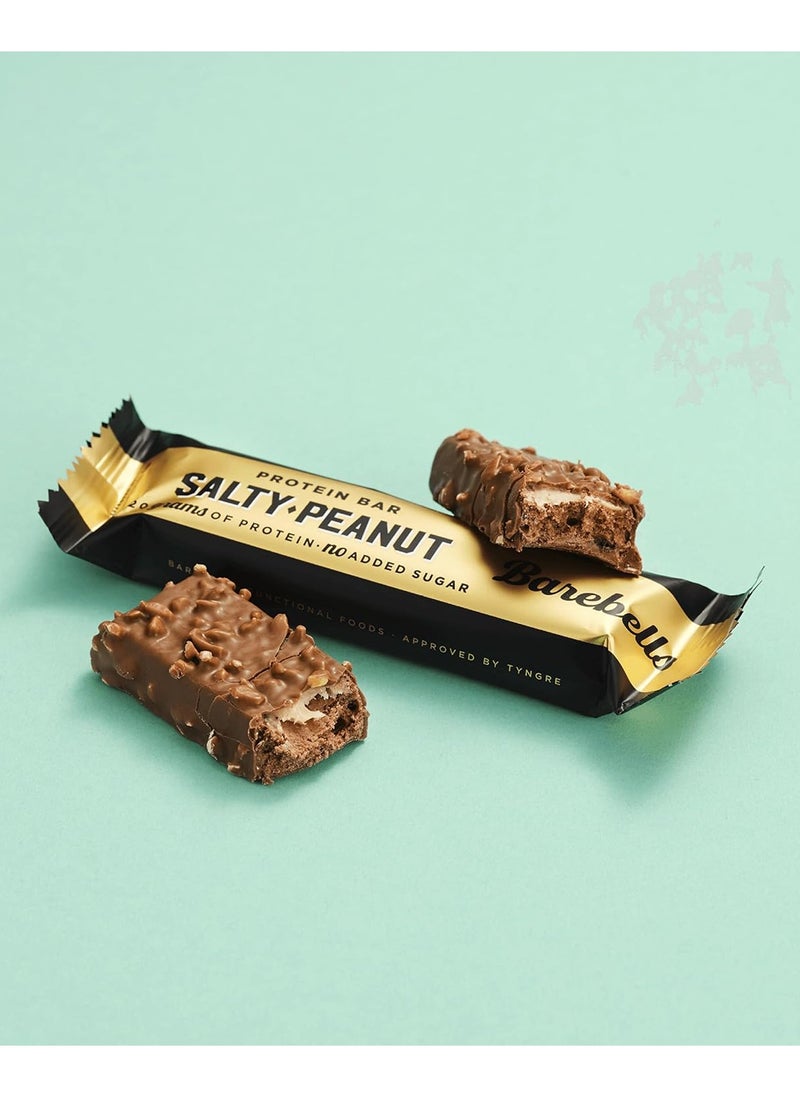 Barebells, 20g Protein Bar, Salty Peanuts, 12x55g