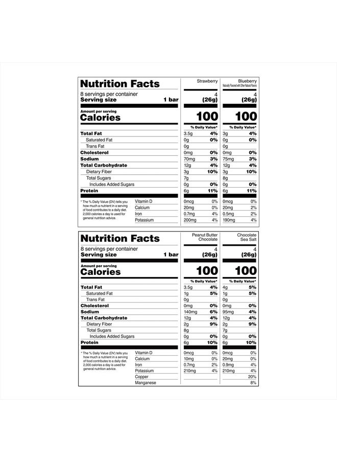 Minis Protein Bars, Protein Snack, Snack Bars, Variety Pack (16 Bars)