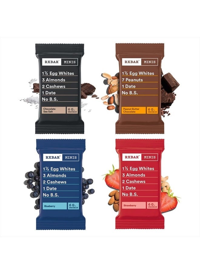 Minis Protein Bars, Protein Snack, Snack Bars, Variety Pack (16 Bars)