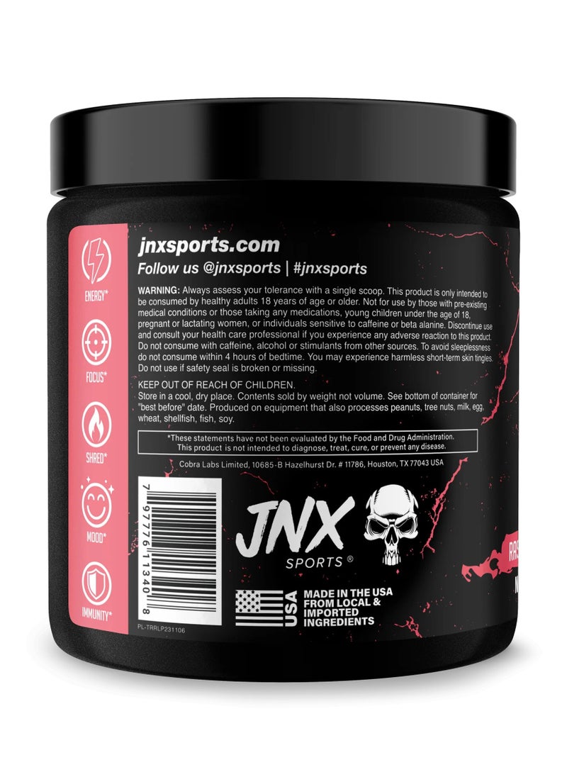 JNX Sports, The Ripper, Fat Burner, 150g, Raspberry Lemonade, 30 Servings