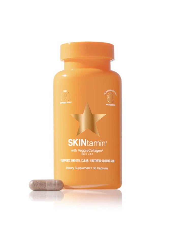 Skintamin, Veggie Collagen, 30 Caps, 30 Servings