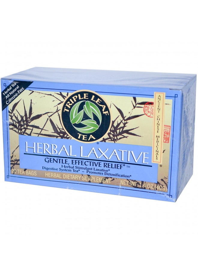 Triple Leaf Tea Herbal Laxative - 20 Tea Bags