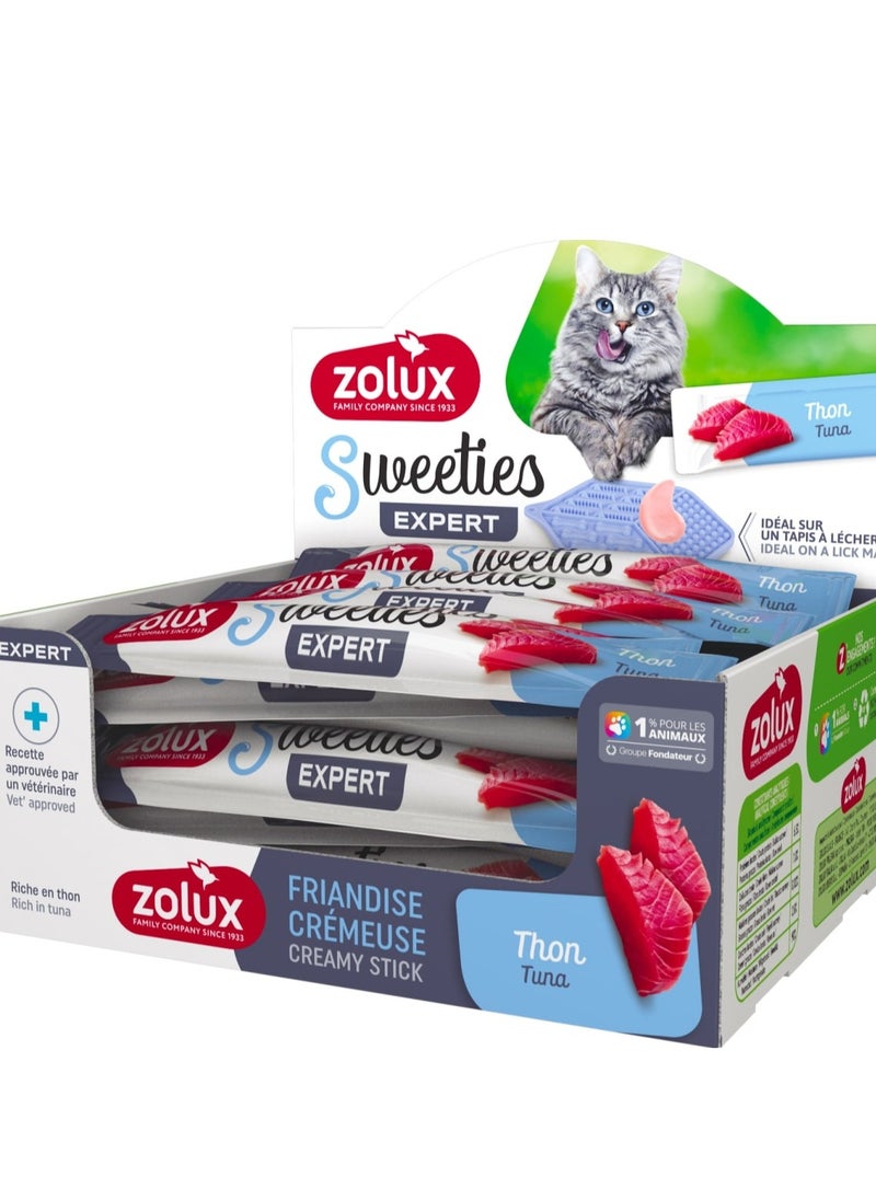 zolux Sweeties Creamy Stick For Cat - Tuna, 48pcs/Box