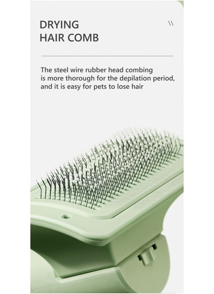 HAIR DRYER, & BRUSH IN ONE PET CAT, COMFORTABLE HAIR COMB,DOG PET, HAIR-PULLING DRYER BLOWING COMBING QUICK-DRYING,COMB, BRUSH,