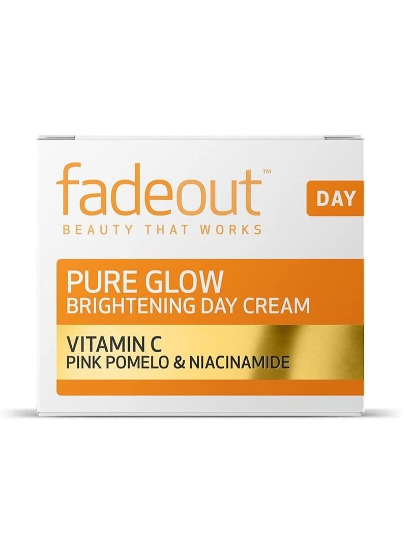 Fade Out Pure Glow Brightening Day Cream with Vitamin C, Pink Pomelo and Niacinamide