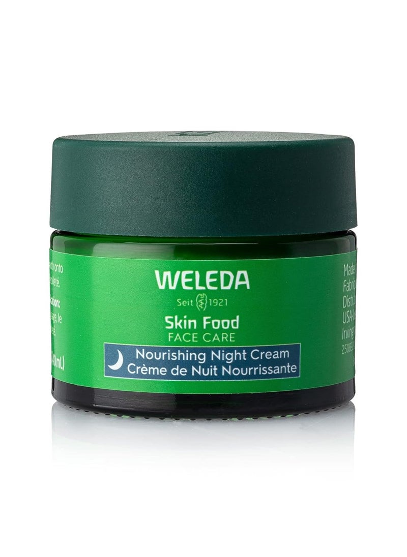 Weleda Skin Food Face Care Nourishing Night Cream, 1.3 Fluid Ounce, Plant Rich Moisturizer with Sacha Inchi Oil, Cica and Squalane