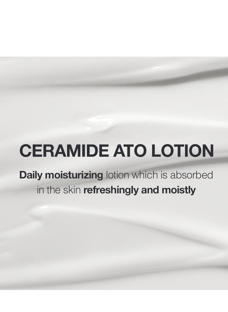 Illiyoon Ceramide Ato Lotion | Lightweight Moisturizer for Dry & Sensitive Skin, Barrier Repair for Face & Body, Mild for Babies, Vegan Certified, Korean Skin Care, 2.3 fl.oz.