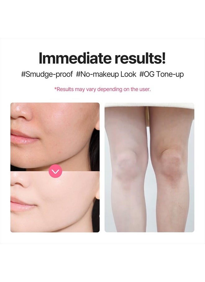 W. Dress Tone-up Cream -Quick Skin Tone Balancer – Evens Out Complexion - No Makeup Natural Look - Long-Lasting Hydrating & Sebum Control Face and Body – Vegan, No Animal Tested – 1.69 oz