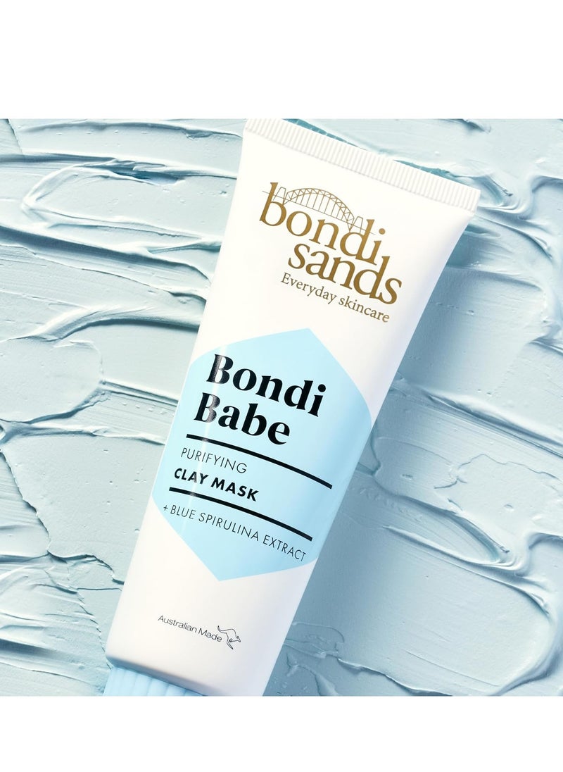 Bondi Babe Clay Mask Purifying mask Suitable for sensitive skin  Vegan Cruelty Free 75 mL 2 53 Oz