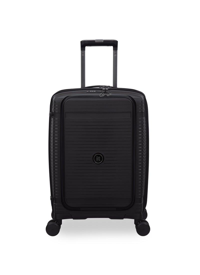 it luggage Unanimous, Unisex Polypropylene Material Hard Case Luggage, 8x360 degree Spinner Wheels, Expandable Trolley Bag, TSA Type lock, SKU 15-3108-08, Lightweight Suitcase - it luggage Unanimous, Unisex Polypropylene Material Hard Case Luggage, 8x360 degree Spinner Wheels, Expandable Trolley Bag, TSA Type lock, SKU 15-3108-08, Lightweight Suitcase - Black