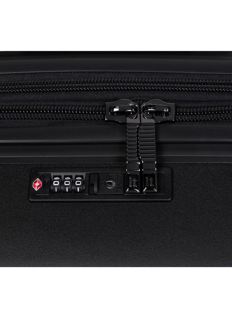 it luggage Unanimous, Unisex Polypropylene Material Hard Case Luggage, 8x360 degree Spinner Wheels, Expandable Trolley Bag, TSA Type lock, SKU 15-3108-08, Lightweight Suitcase - Black