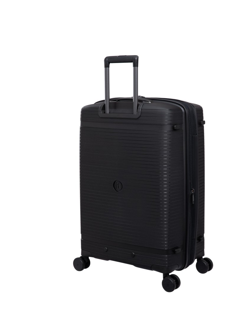 it luggage Unanimous, Unisex Polypropylene Material Hard Case Luggage, 8x360 degree Spinner Wheels, Expandable Trolley Bag, TSA Type lock, SKU 15-3108-08, Lightweight Suitcase - Black