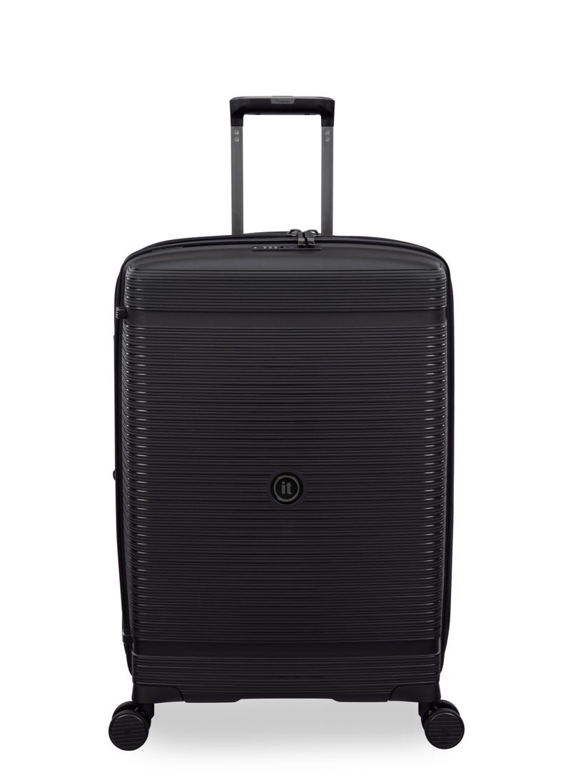 it luggage Unanimous, Unisex Polypropylene Material Hard Case Luggage, 8x360 degree Spinner Wheels, Expandable Trolley Bag, TSA Type lock, SKU 15-3108-08, Lightweight Suitcase - Black