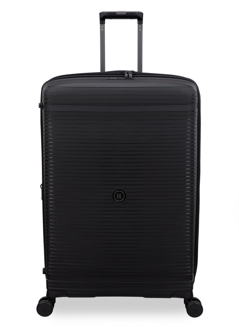 it luggage Unanimous, Unisex Polypropylene Material Hard Case Luggage, 8x360 degree Spinner Wheels, Expandable Trolley Bag, TSA Type lock, SKU 15-3108-08, Lightweight Suitcase - Black