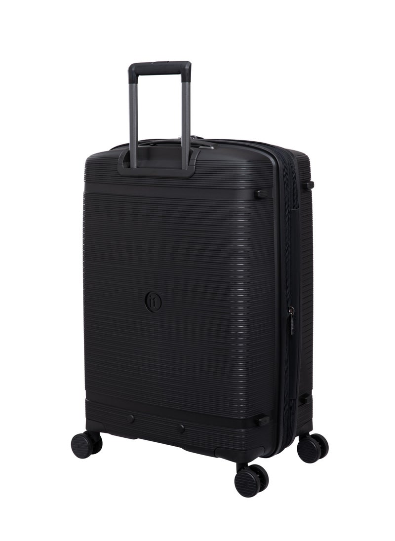 it luggage Unanimous, Unisex Polypropylene Material Hard Case Luggage, 8x360 degree Spinner Wheels, Expandable Trolley Bag, TSA Type lock, SKU 15-3108-08, Lightweight Suitcase - Black