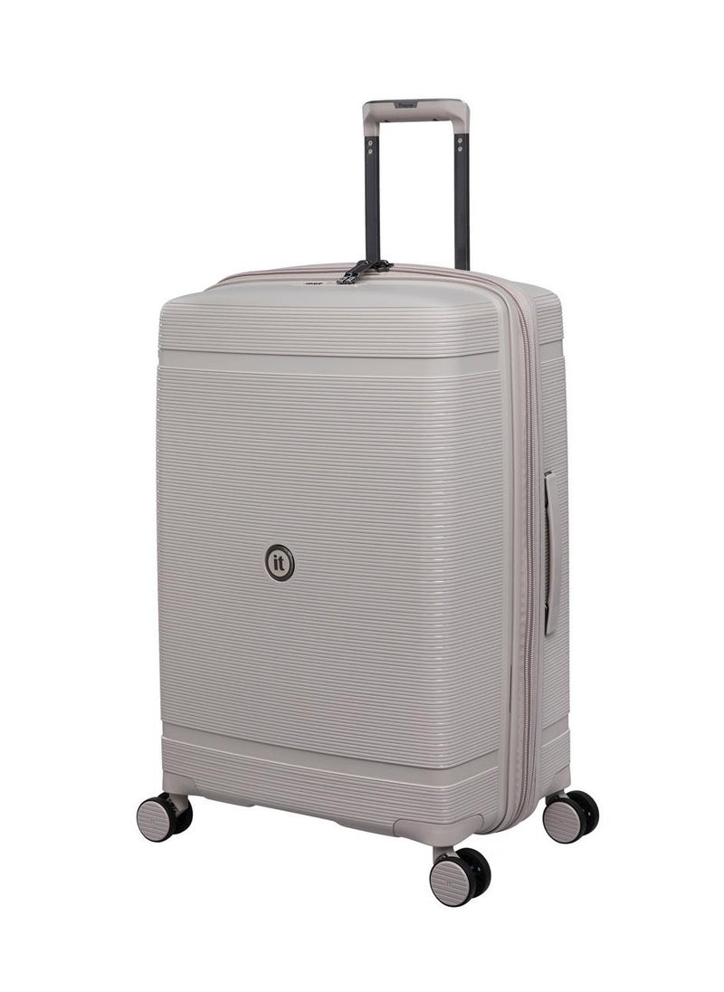 it luggage Unanimous, Unisex Polypropylene Material Hard Case Luggage, 8x360 degree Spinner Wheels, Expandable Trolley Bag, TSA Type lock, SKU 15-3108-08, Lightweight Suitcase - Milk Tea