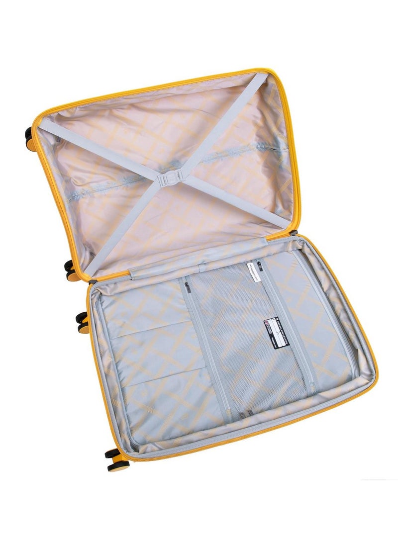 it luggage Unanimous, Unisex Polypropylene Material Hard Case Luggage, 8x360 degree Spinner Wheels, Expandable Trolley Bag, TSA Type lock, SKU 15-3108-08, Lightweight Suitcase - Lemon Yellow