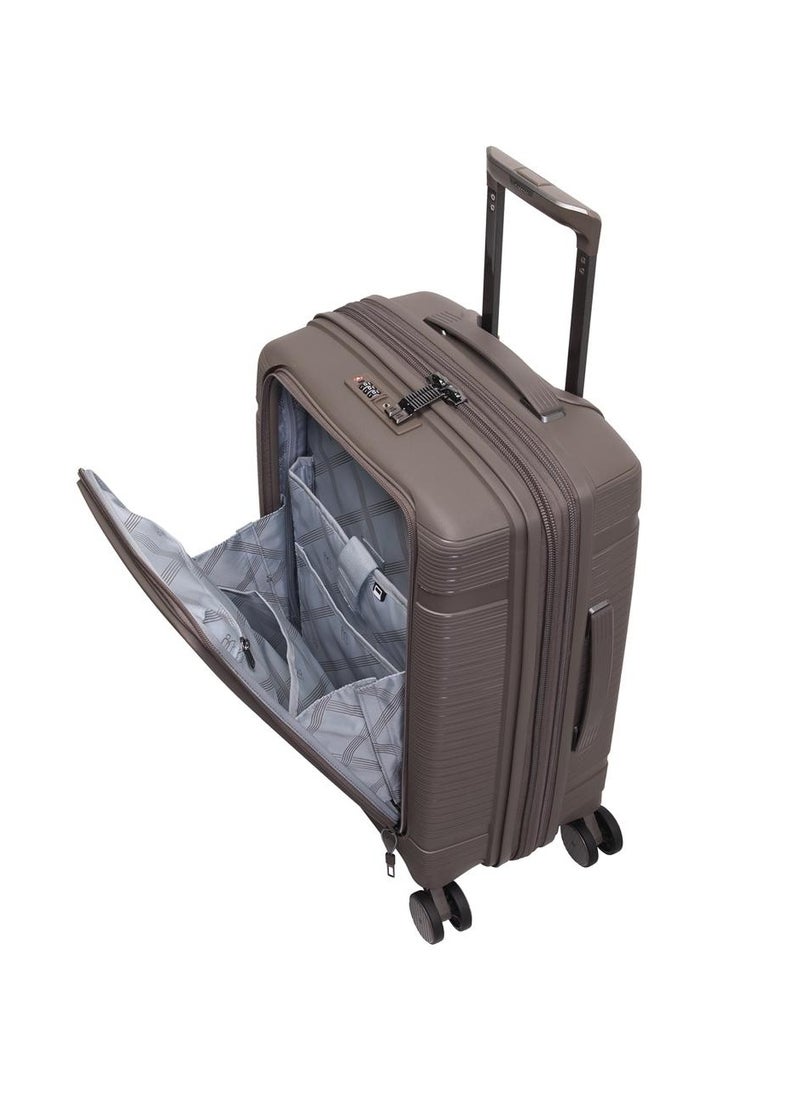 it luggage Unanimous, Unisex Polypropylene Material Hard Case Luggage, 8x360 degree Spinner Wheels, Expandable Trolley Bag, TSA Type lock, SKU 15-3108-08, Lightweight Suitcase - Falcon Haze