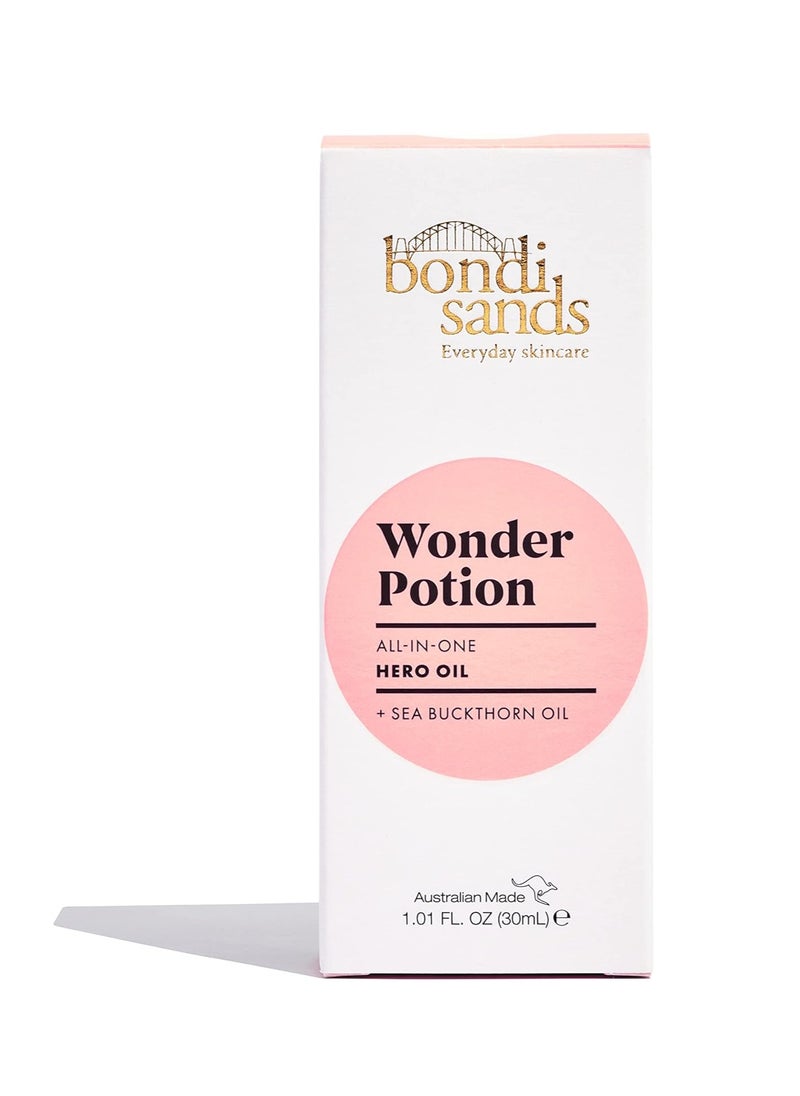 Wonder Potion Hero Oil 30mL Enriched with Sea Buckthorn Suitable for sensitive skin Vegan Cruelty Free 30ml 1 01 Fl Oz