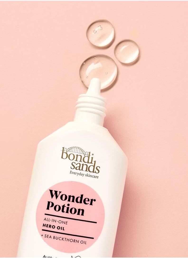 Wonder Potion Hero Oil 30mL Enriched with Sea Buckthorn Suitable for sensitive skin Vegan Cruelty Free 30ml 1 01 Fl Oz