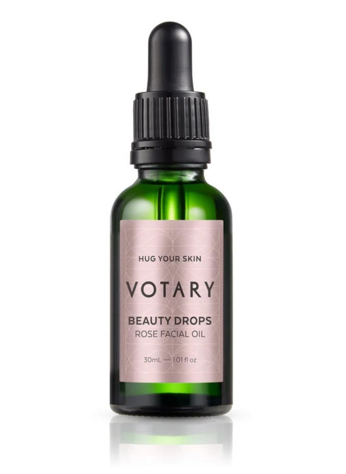 VOTARY Beauty Drops Rose & Sandalwood Facial Oil 30ml