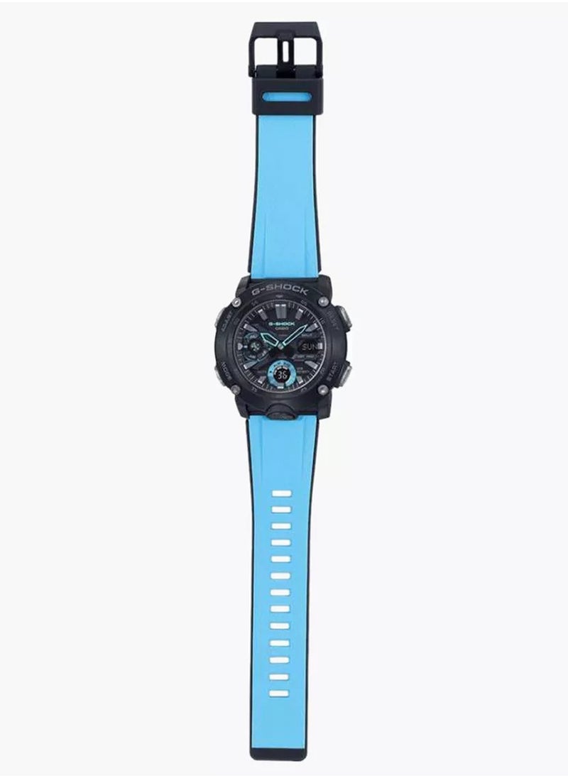 Casio G-Shock GA-2000-1A2 Carbon Core Guard Blue Men's Watch