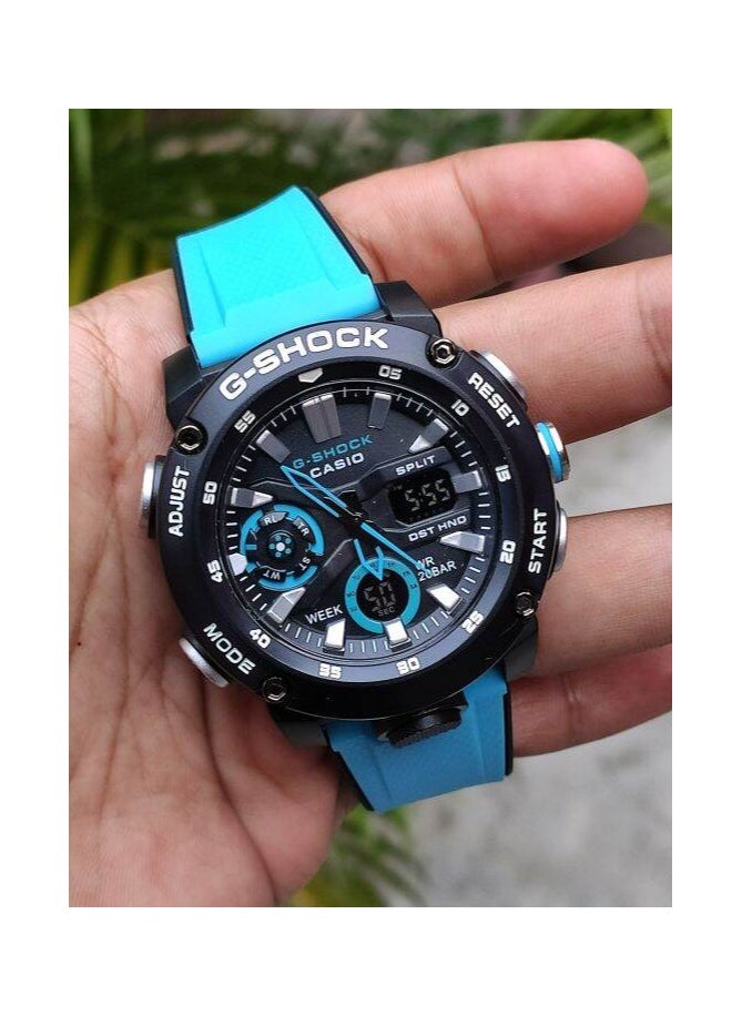 Casio G-Shock GA-2000-1A2 Carbon Core Guard Blue Men's Watch