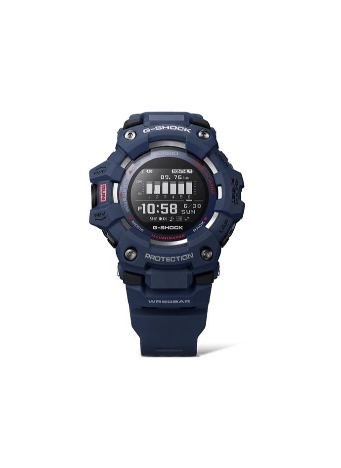 Casio Men's G-Shock Quartz Watch with Plastic Strap, Blue,