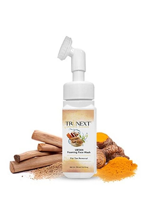 Ubtan Foaming Face Wash With A Build In Face Brush For Tan Removal 150 Ml
