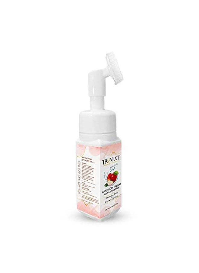 TRUNEXT Apple Cider Vinegar Face Wash With Foaming Brush TRUNEXT Face Wash 150Ml