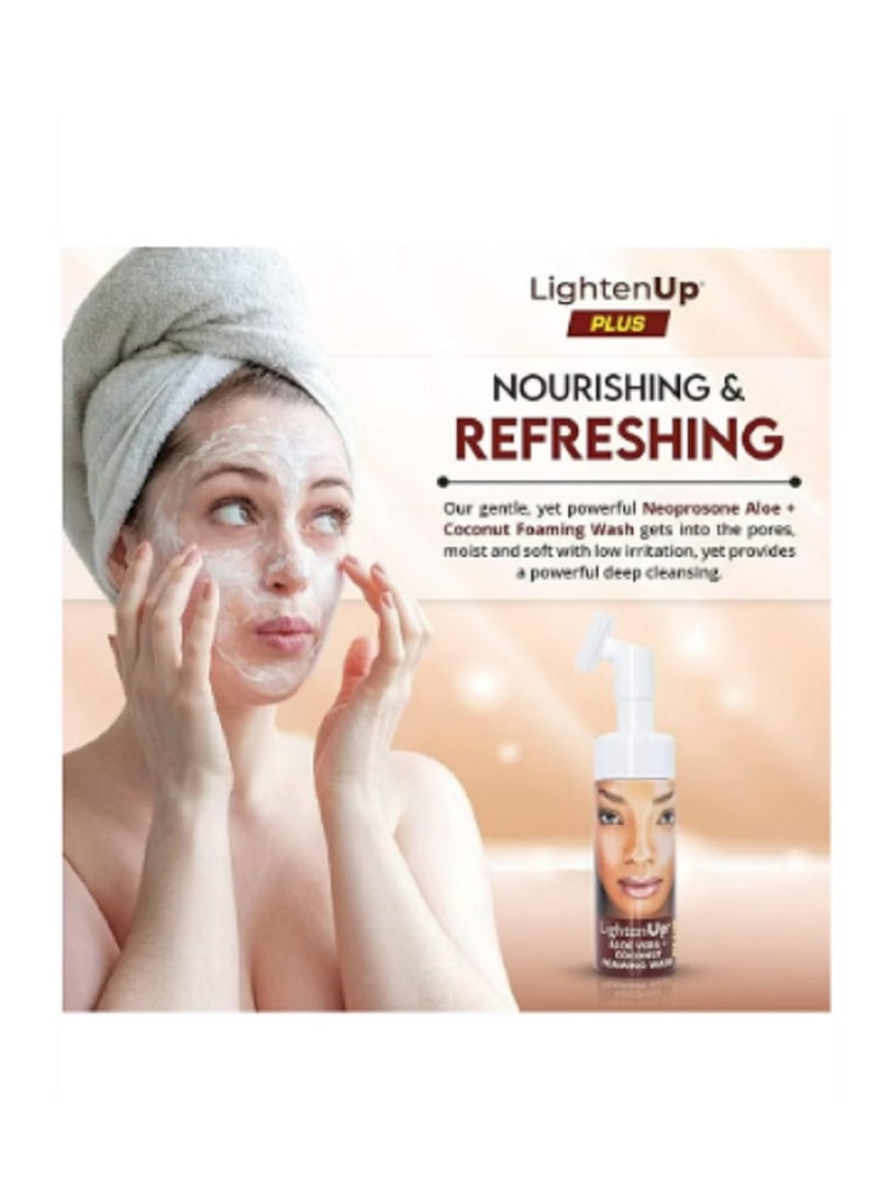 LightenUp Plus Aloe Vera + Coconut Foaming Wash 150 ML
